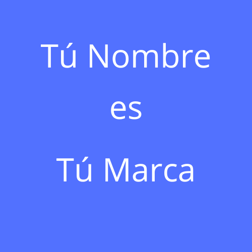 Logo de Tú Nombre es Tú Marca.